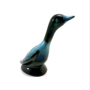 Blue Mountain Pottery Goose Figurine Retired Vintage Collectible Bird Statue